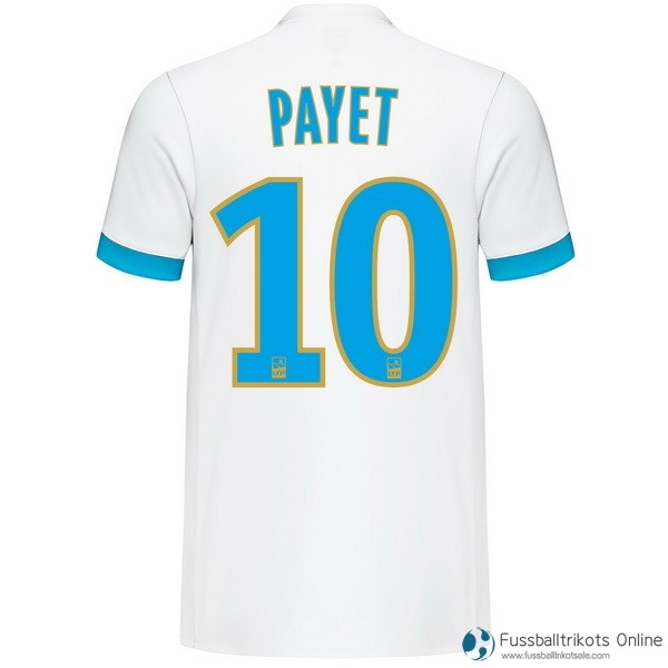 Marseille Trikot Heim Payet 2017-18 Fussballtrikots Günstig